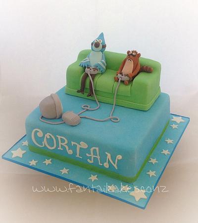 The regular show - Cake by Fantail Cakes