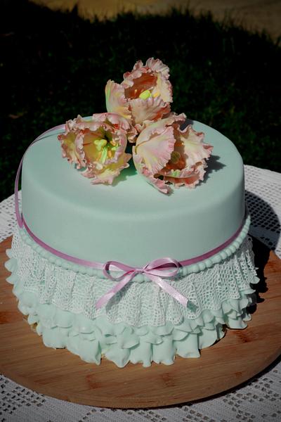 Parrot tulips cake - Cake by laskova