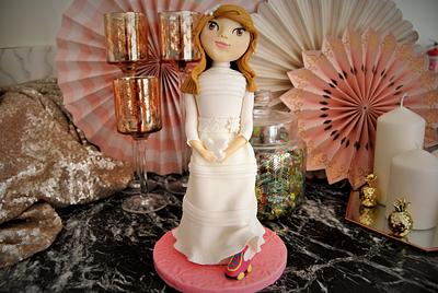 I am Luna communion cake - Cake by Wedding Painting Cakes by Soraya Torrejon