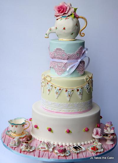 Sarah's English Tea Party - Cake by Jo Finlayson (Jo Takes the Cake)