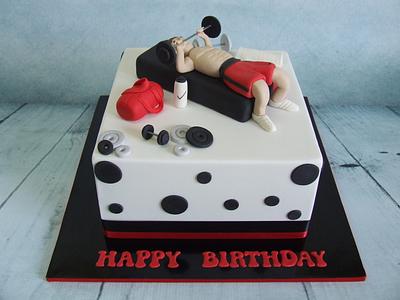 Weightlifting cake - Cake by Cake A Chance On Belinda