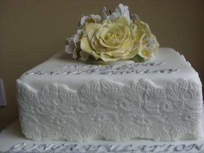 Golden Anniversary - Cake by cupcake67