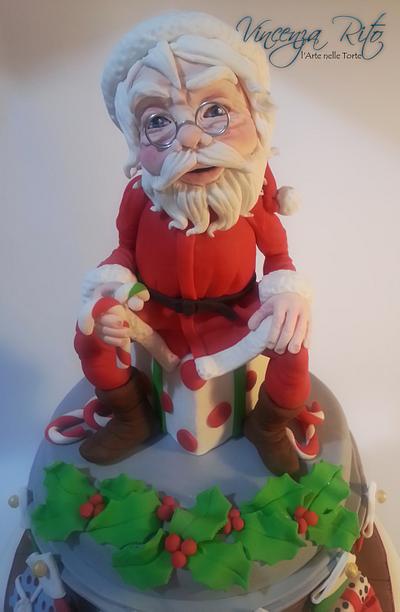 Santa Claus - Cake by Vincenza Rito - l'Arte nelle torte