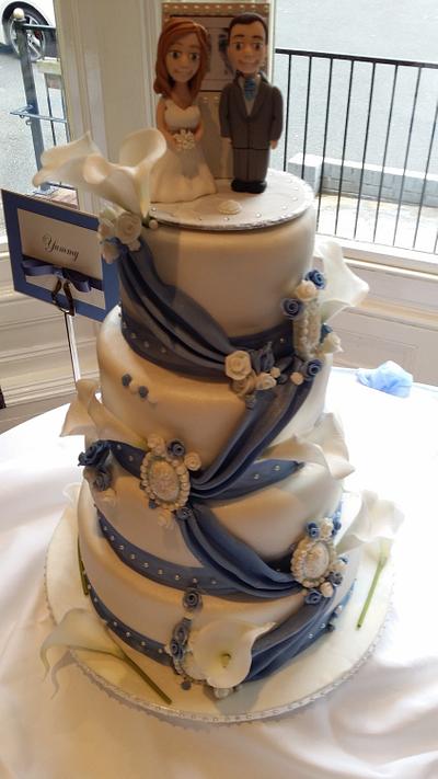The wedding of Mr and Mrs. O'Neill - Cake by Abbienurse1987