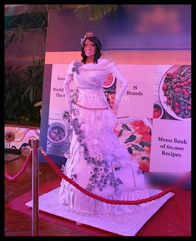 Angie - Six and half feet tall doll cake  - Cake by Gauri Kekre