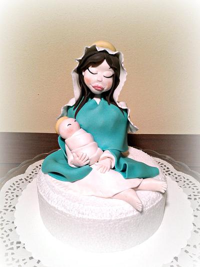Madonna & the baby - Cake by Stefania