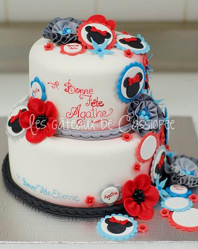 Minnie mouse birthday cake - Cake by Hélène Brunet