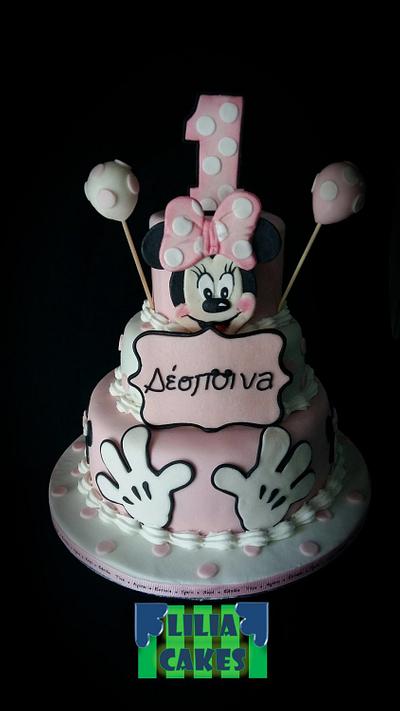 Minnie Mouse Cake  - Cake by LiliaCakes
