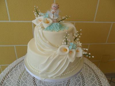 Angel first communion cake - Cake by Sloppina in cucina