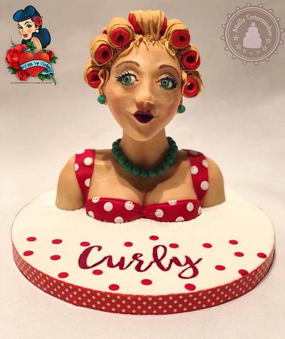 PinUp Girl Collab „Curly“  - Cake by MellisTortenzauber