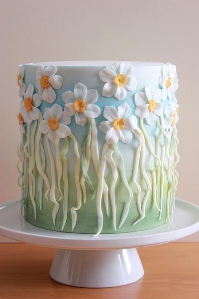 Lovely Narcissus - Cake by Kiara's Cakes