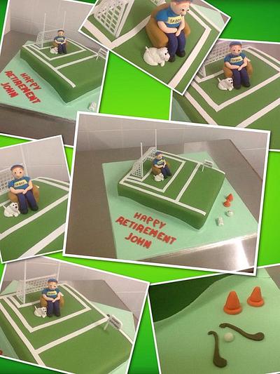 Retirement cake - Cake by Lisa Ryan