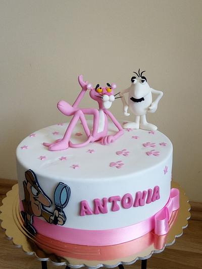 Pink panther cake - Cake by Gabriela Doroghy
