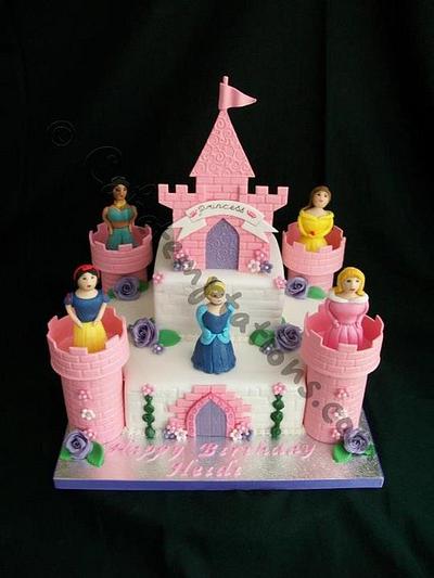 Princess Castle cake - 100% Edible - Cake by Cake Temptations (Julie Talbott)