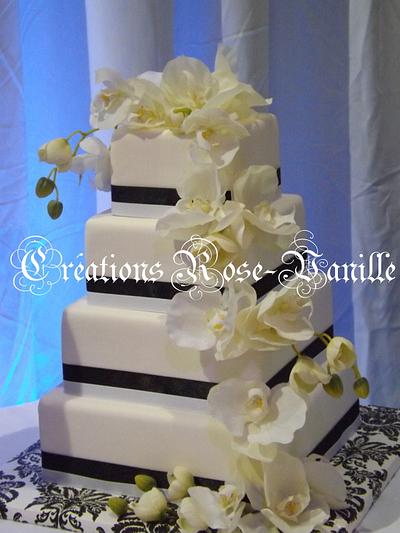 white orchids - Cake by cindy