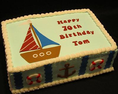 Sailboat Cake - Cake by Michelle