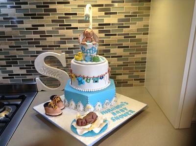 My first baby shower cake - Cake by LynSS