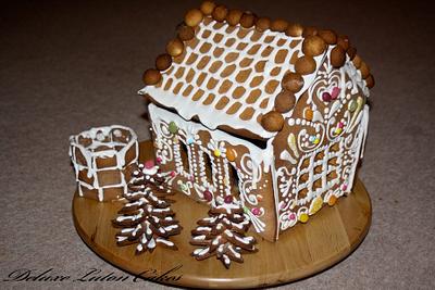Christmas gingerbread house - Cake by Eve