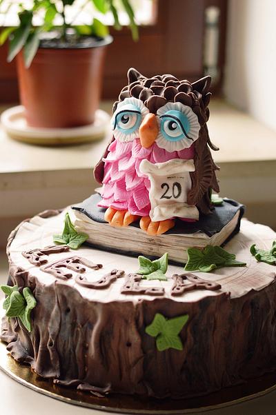 Owl cake - Cake by FreshCake