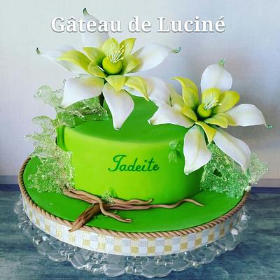 Imaginary sugar flowers - Cake by Gâteau de Luciné