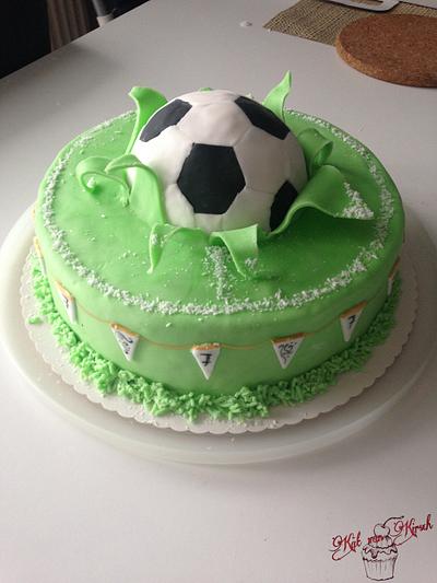 Soccer-cake - Cake by KaetvanKirsch