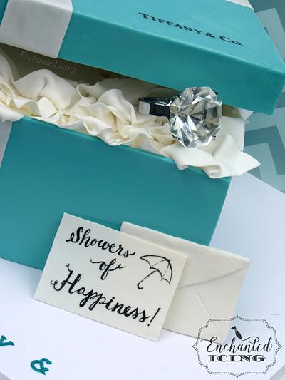 Tiffany bridal shower - Cake by Enchanted Icing
