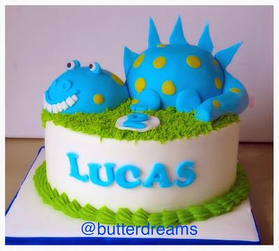 Dinosaur cake - Cake by Butterdreamscakes