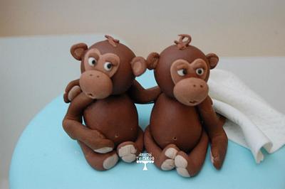 Cheeky Monkeys - Cake by Devoted To Cakes