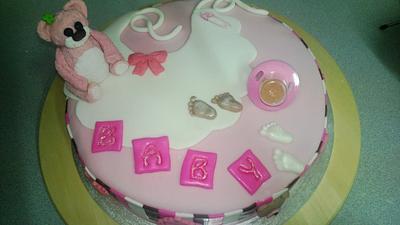 baby Shower Cake - Cake by Unique Colourful Cakes by Debbie