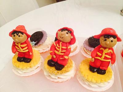 My Fire Engine themed cup cakes - Cake by Malika