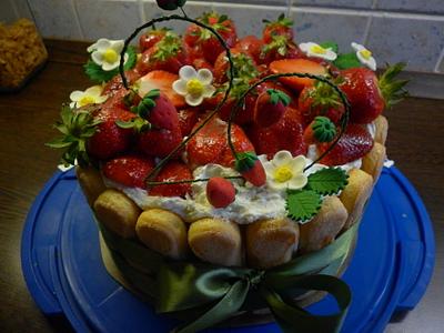 Strawberry cake - Cake by marta