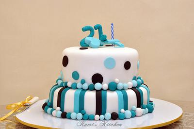 21st Birthday Cake - Cake by Ruwani Kumar
