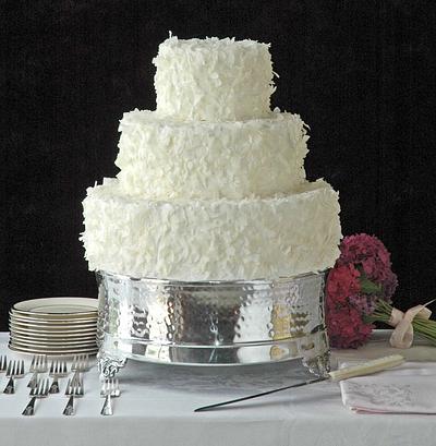 Coconut wedding cake - Cake by Marney White