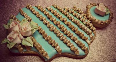 Roses & Ruffles Cookies - Cake by artetdelicesbym