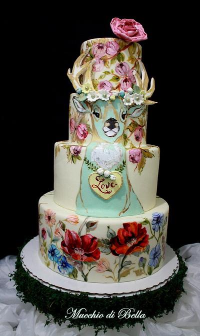 Enchanted Deer - Cake by Mucchio di Bella