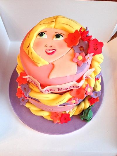 Rapunzel from the movie Tangled - Cake by CupNcakesbyivy