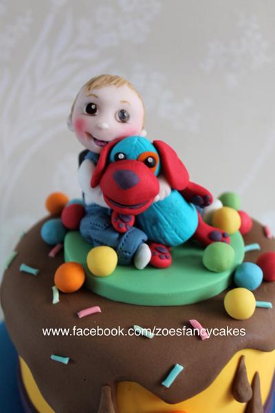 1st birthday cake  - Cake by Zoe's Fancy Cakes