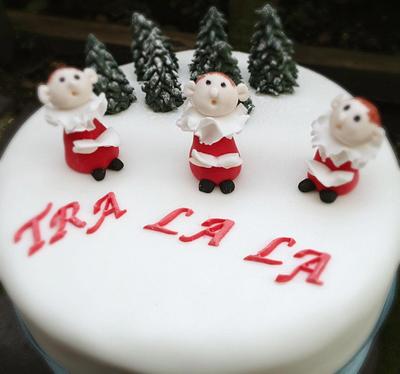 Choir Boy Christmas Cake - Cake by Daisy Brydon Creations