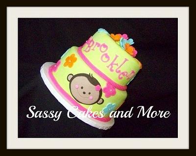 Monkey Cake - Cake by SassyCakesandMore