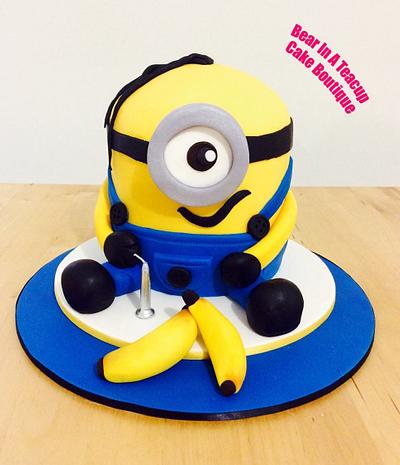 Minion's gone bananas! - Cake by Nicole - Bear In A Teacup Cake Boutique