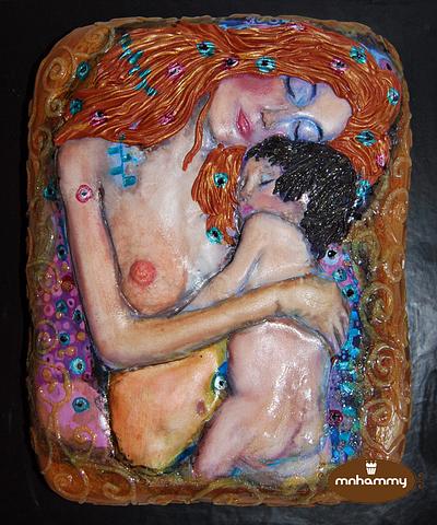 Klimt - Mother and Child - Cake by Mnhammy by Sofia Salvador