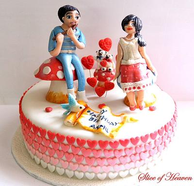 A Love Story - Cake by Slice of Heaven By Geethu