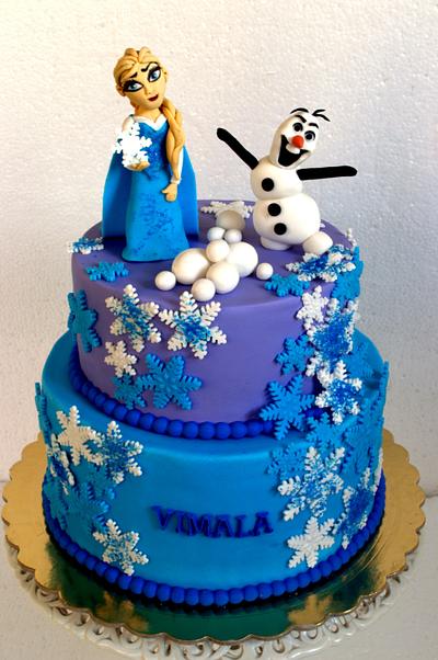 Frozen! - Cake by Ritu S