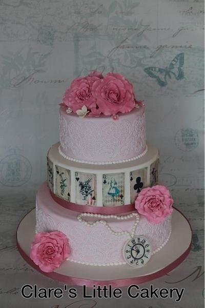 Alice in wonderland cake - Cake by Clareslittlecakery