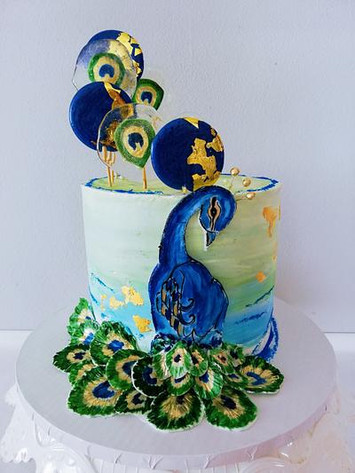 Peacock - Cake by alenascakes