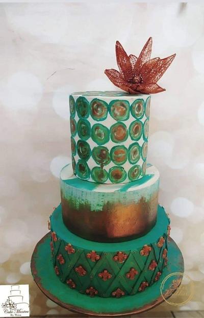 Caker Buddies Metallic Collaboration-Majestic  - Cake by Cakemantra By Mona