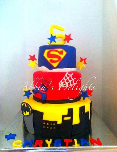 Superhero cake - Cake by Abbia