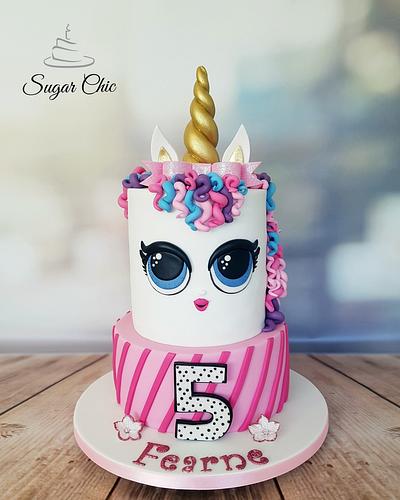 LOL Surprise Doll Unicorn Cake - Cake by Sugar Chic