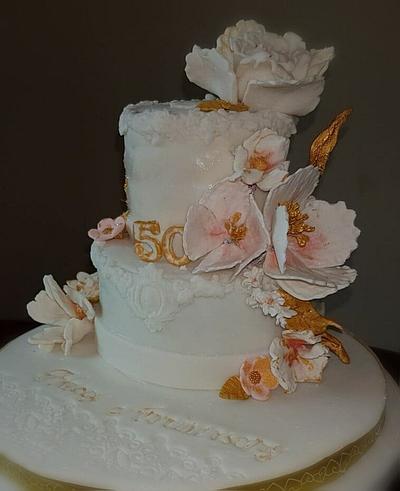 50th wedding anniversary - Cake by Sweets by Marta