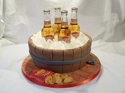 BEER BARREL CAKE - Cake by Grace's Party Cakes